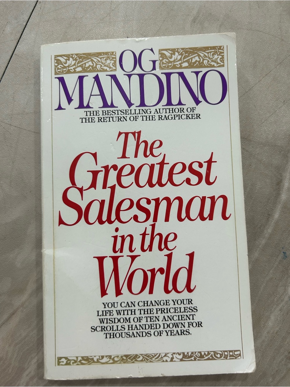 The greatest sales man in the world book